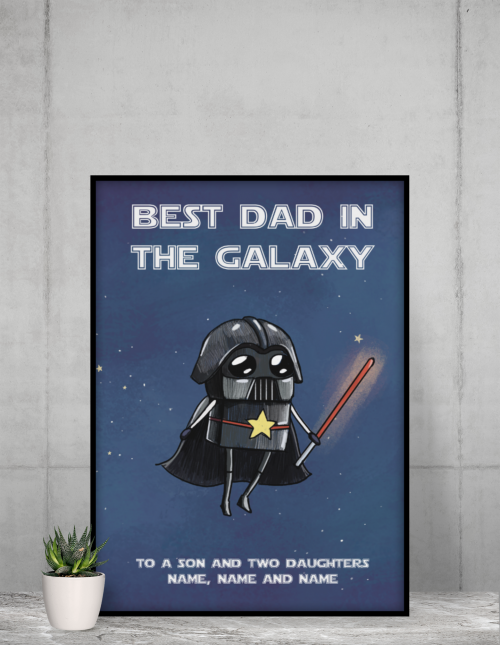 Galaksens Bedste Far, Plakat A3/A4