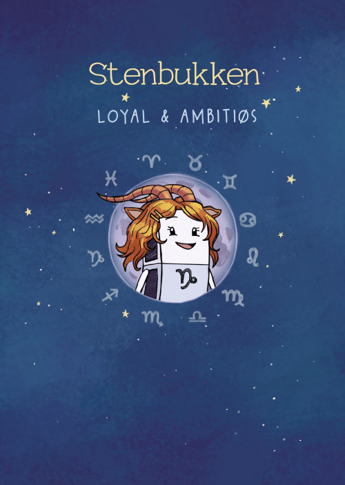 Stjernetegn Stenbukken Plakat A3/A4