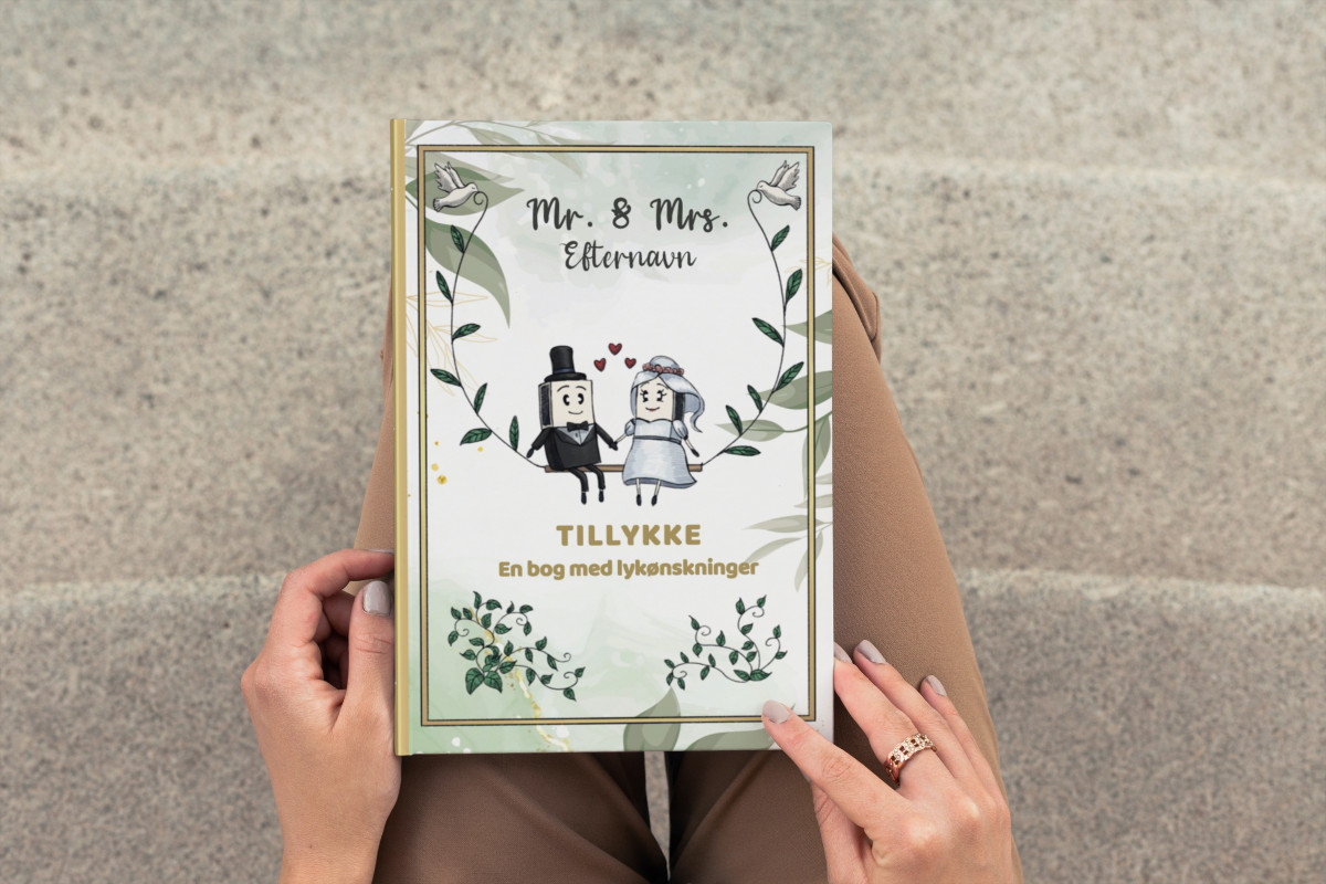 9 Wedding Wishes for Mr. & Mrs. - A4 book