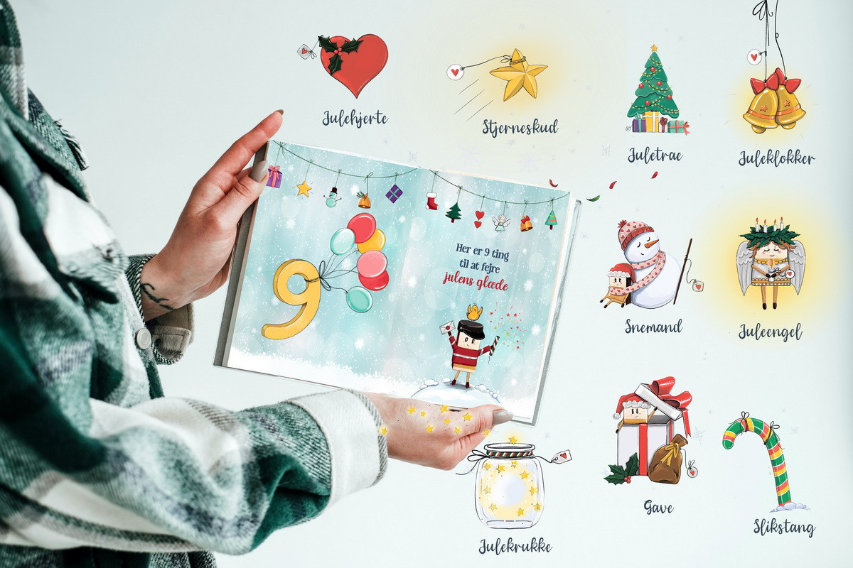 Christmas letter & Joy to Name - A4 Christmas book