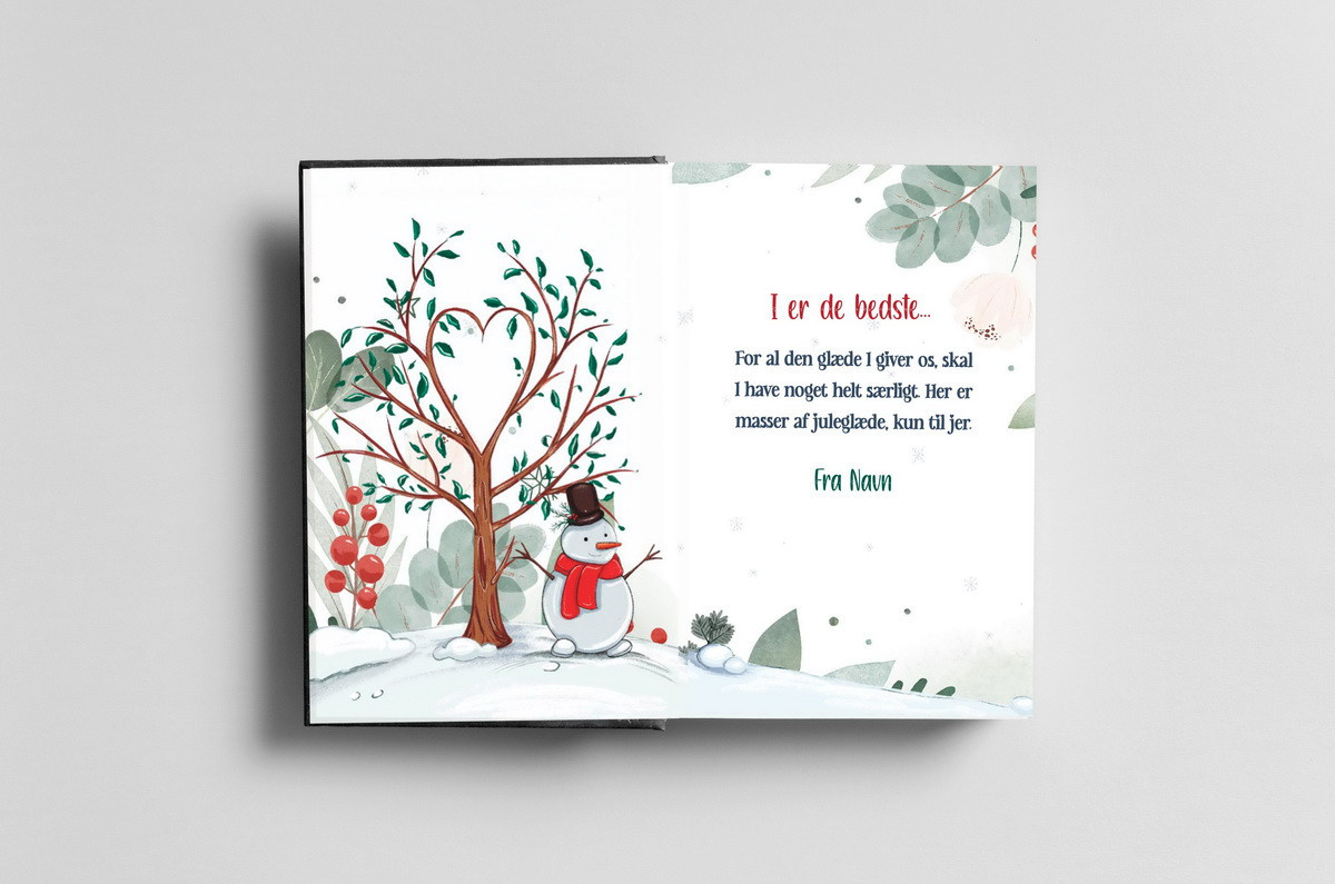 Christmas things & joy for several people - A4 Christmas book