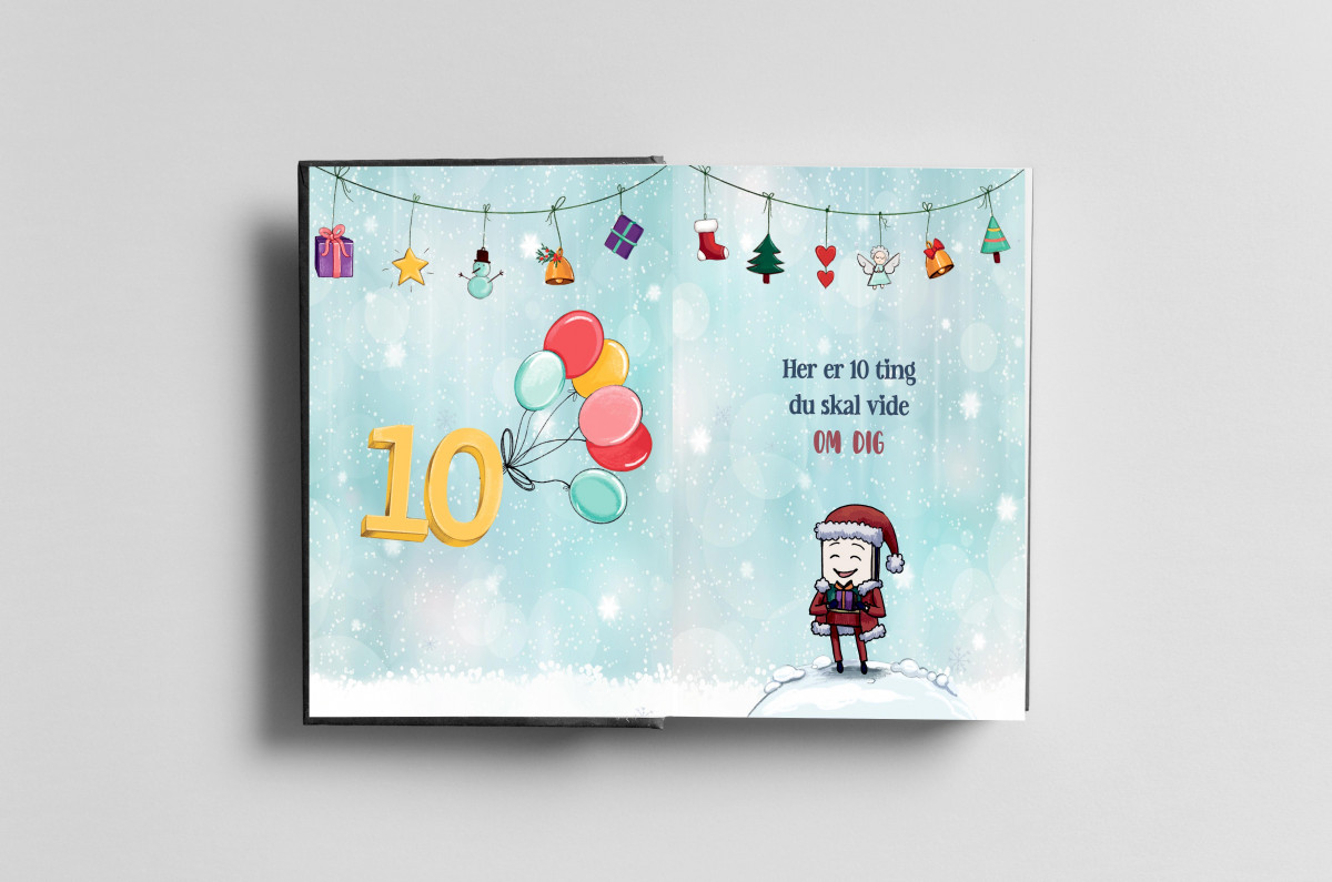 A jar with 10 things about you - A4 Christmas book - Christmas