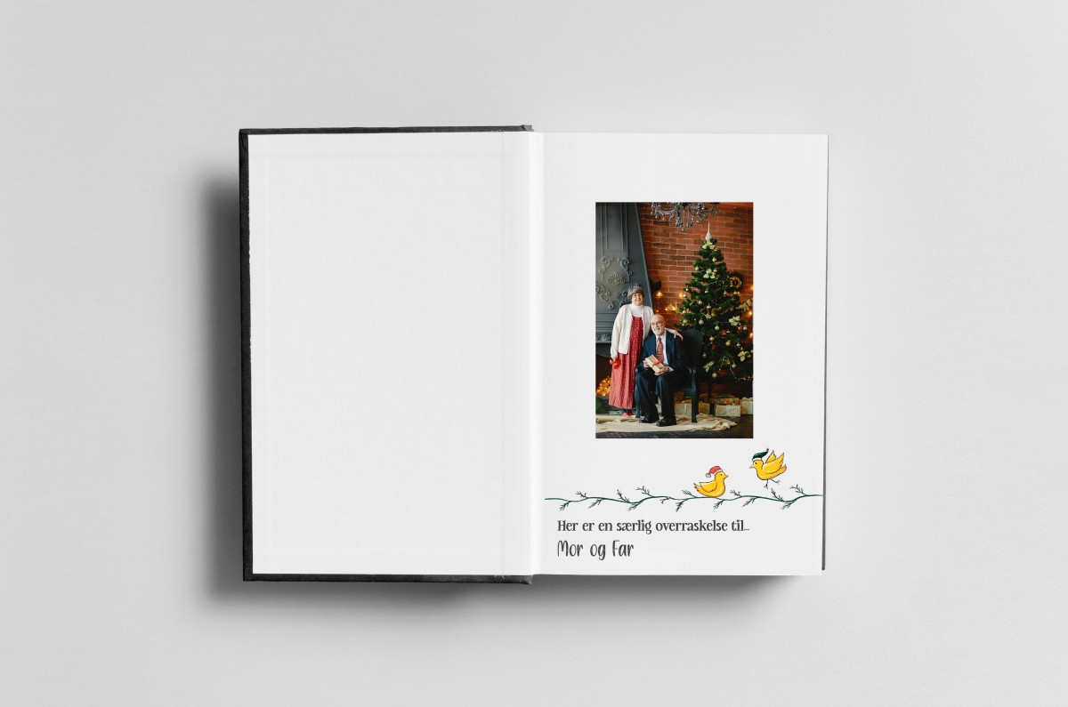 Christmas surprise for Mom and Dad - A4 Christmas book