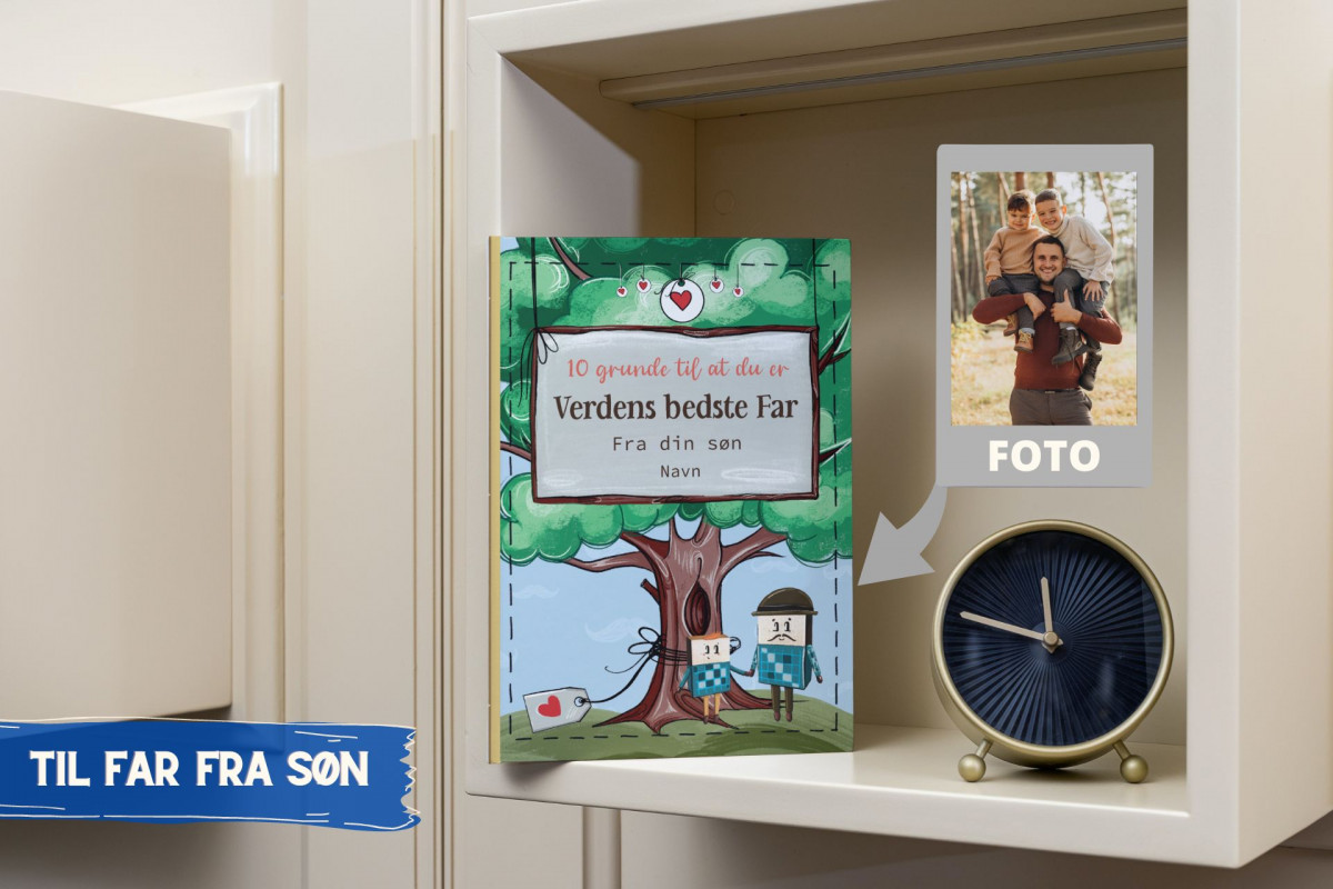 10 Grunde til at du er verdens bedste far - Fra søn - A4 bog